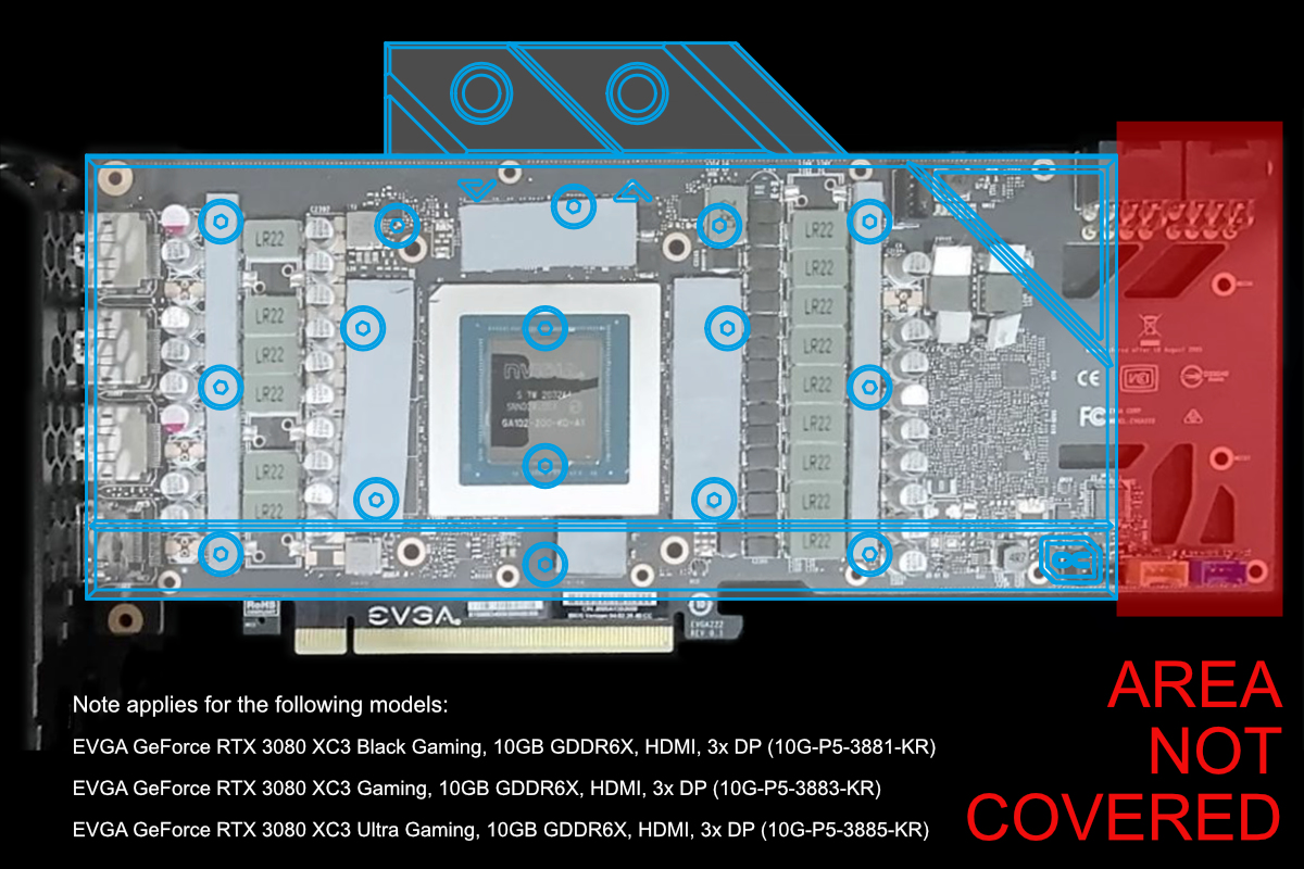 Compatiblity EVGA RTX 3080 d3859